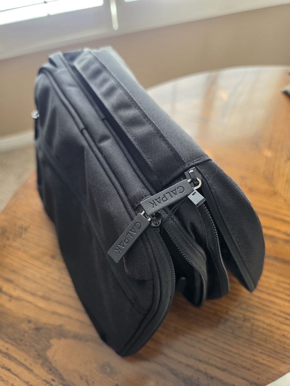 Calpak Black Travel Tech Organizer Pouch